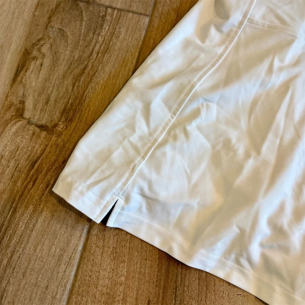 Old Navy Active Dress Womens XL White Sleeveless Zip Polo Tennis Golf